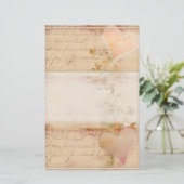 , ouderwets design briefpapier (Staand voorkant)