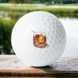 Ouderwets Drink plezier Golfballen