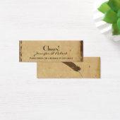 Ouderwets Elegance Bruiloft Drink Tickets Mini Visitekaartjes (Bureau)