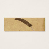 Ouderwets Elegance Bruiloft Drink Tickets Mini Visitekaartjes (Achterkant)