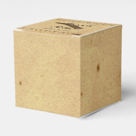 Ouderwets Elegance Perkament met Quill Weddin Bedankdoosjes