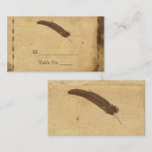 Ouderwets Elegantie Trouwplaats Kaarten Plaatskaartje (Voorkant / Achterkant)