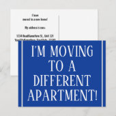 Ouderwets en Klassieke Nieuw-Thuis Ansichtkaart Aankondigingskaart (Voorkant / Achterkant)