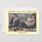 Ouderwets  Fotografie Kerst Kaart (Voorkant)