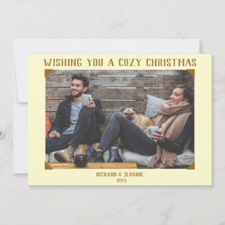 Ouderwets Fotografie Kerst Kaart