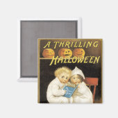 Ouderwets Halloween Ghost Story Kinder Magneet (Voorkant / Achterkant)