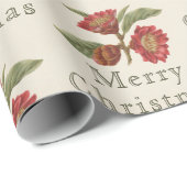 Ouderwets Kerst Rood & Groen Cadeaupapier (Rol Hoek)