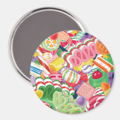 Ouderwets Kerst Snoep Magnet (Voorkant / Achterkant)