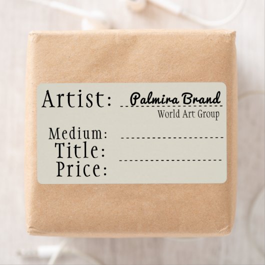 Ouderwets Kunst en Ambacht Verkoop Labels, Naam sl Etiket (Insitu)