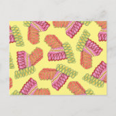 Ouderwets lint Snoep Christmas Sweet Shop Feestdagenkaart (Voorkant)