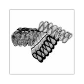 Ouderwets lint Snoep Christmas Sweet Shop Rubberstempel (Afrduk)