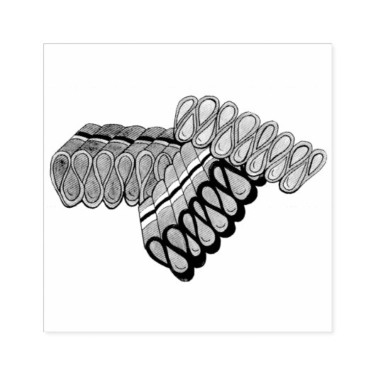 Ouderwets lint Snoep Christmas Sweet Shop Rubberstempel (Afrduk)