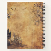 Ouderwets Notitieboek / Dagboek Sjabloon (Achterkant)