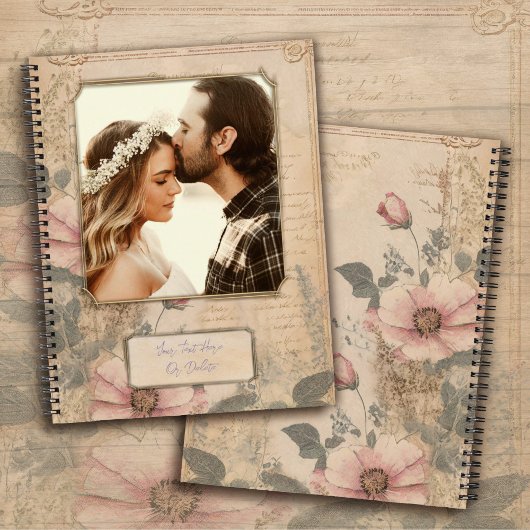 Ouderwets Notitieboek / Dagboek Sjabloon