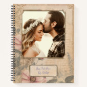 Ouderwets Notitieboek / Dagboek Sjabloon (Voorkant)