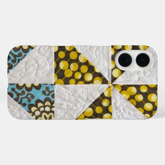 Ouderwets=ouderwets quiltpatroon Case-Mate iPhone case (Achterkant (horizontaal))