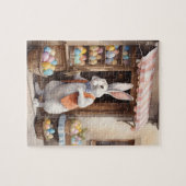 ouderwets paashaas legpuzzel (Horizontaal)