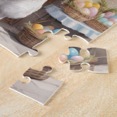 ouderwets paashaas legpuzzel (Zijkant)