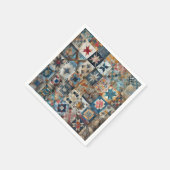 Ouderwets Patchwork Quiltontwerp Servet (Hoek)