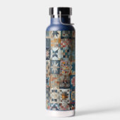 Ouderwets Patchwork Quiltontwerp Waterfles (Links)