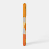 Ouderwets patroon met gestileerde mango's iPhone 16 hoesje (Rechterkant)