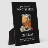 Ouderwets • PERSONALISEER deze Signature-drank Fotoplaat (Zijkant)