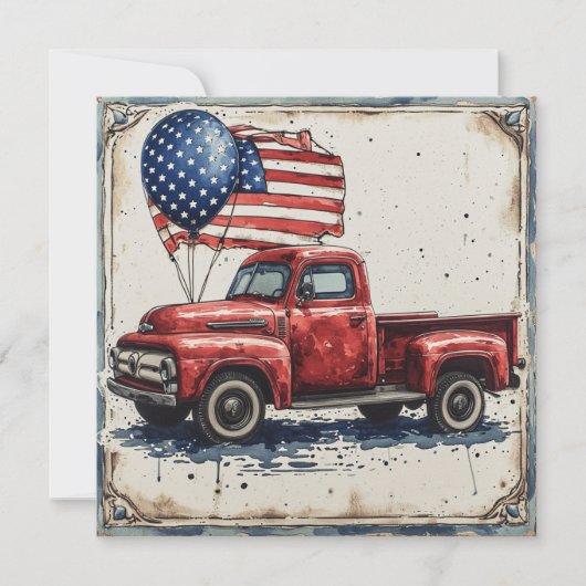 Ouderwets Pride: Glory Feestdagenkaart (Voorkant)