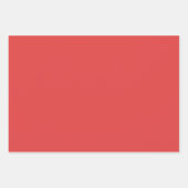 Ouderwets Retro Kerstmisstrepen Roze Rood Inpakpapier Vel (Voorkant 2)