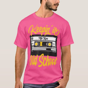 Ouderwets Retro Vintage 80s 90s Cassettes T-shirt