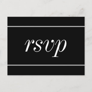 Ouderwets RSVP-Briefkaart Briefkaart