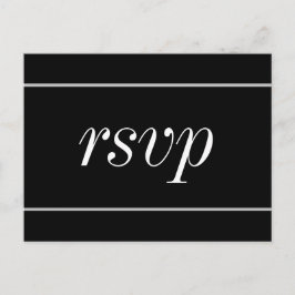 Ouderwets RSVP-Briefkaart Briefkaart