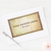  ouderwets - Uw persoonlijke labelstickers Rechthoekige Sticker (Envelop)