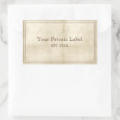  ouderwets - Uw persoonlijke labelstickers Rechthoekige Sticker (Tas)