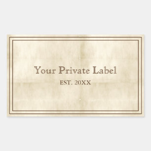  ouderwets - Uw persoonlijke labelstickers Rechthoekige Sticker