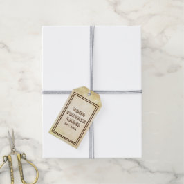  ouderwets - Uw Prikplein voor privé-labels Cadeaulabel