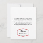 ouderwets | Vakantie Cocktail Recept Kaart (Achterkant)