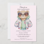 Ouderwets" Verjaardag Kaart (Voorkant)