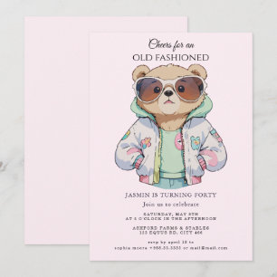 Ouderwets" Verjaardag Kaart