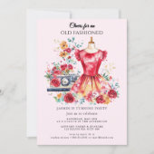 Ouderwets" Verjaardag Kaart (Voorkant)