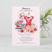 Ouderwets" Verjaardag Kaart (Staand voorkant)