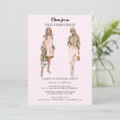 Ouderwets" Verjaardag Kaart (Staand voorkant)