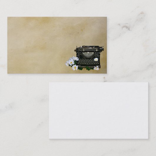 ouderwets visitekaartje (Voorkant / Achterkant)