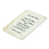  ouderwets Western thema Save the Date Magneet (Linkerzijde)