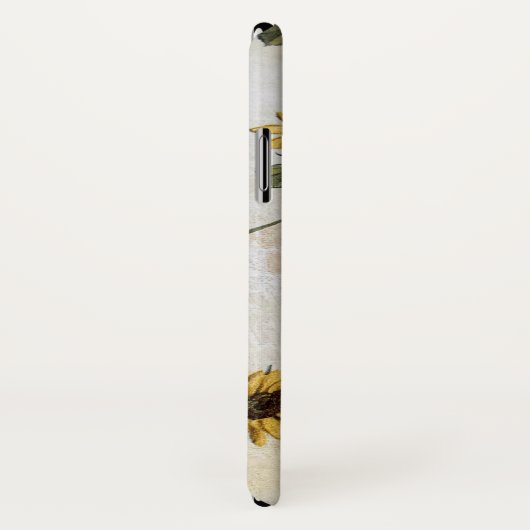 ouderwets zonnebloempatroon Case-Mate iPhone case (Achterkant / rechts)