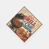Ouderwetse 4 juli BBQ-picknick Servet (Hoek)