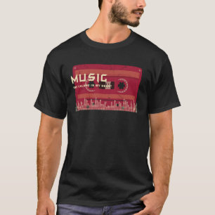 Ouderwetse 80s 90s Retro Muziekband T-shirt
