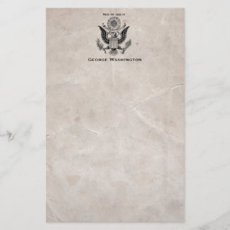 Ouderwetse Amerikaanse wapen briefpapier