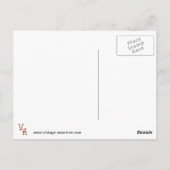 Ouderwetse Amerikaanse wapenschild Briefkaart (Achterkant)