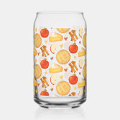 Ouderwetse appeltaart en ingrediënten blikvorm glas (Voorkant)