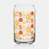 Ouderwetse appeltaart en ingrediënten blikvorm glas (Achterkant)